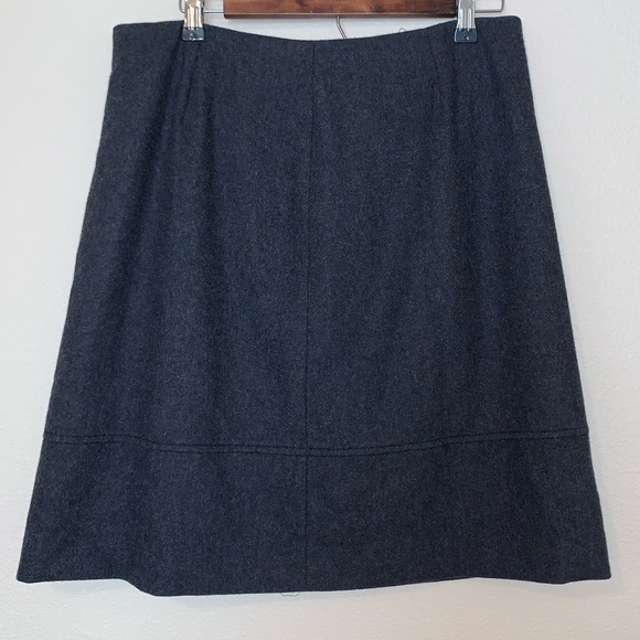 J.Crew wool grey skirt - Picture 6 of 8